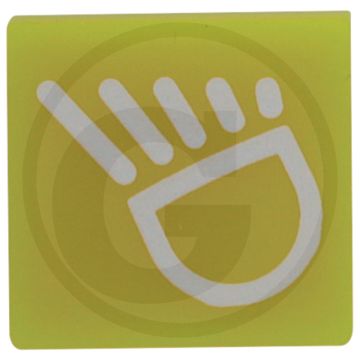 Symbool (Werklampen achter)