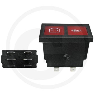 Cobo Controlelamp (Symbolen 2x rood)