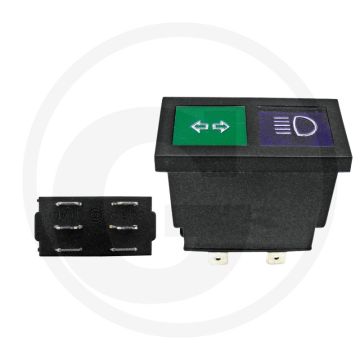 Cobo Controlelamp (Symbolen groen + blauw)
