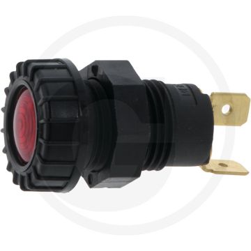Controlelamp (rood, vlakstekkeraansluiting)