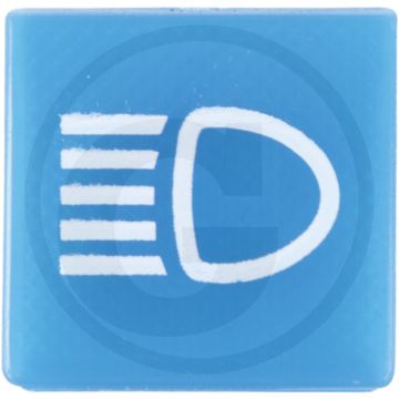 HELLA Symbool Fernlicht Blau