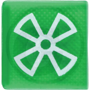 HELLA Symbool Gebläse langsam Grün