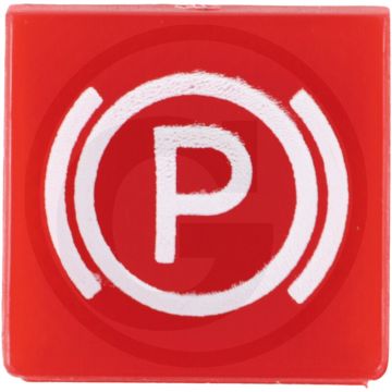 HELLA Symbool Parkbremse Rot