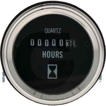 Bedrijfsurenteller (12 / 24 volt, analoog)