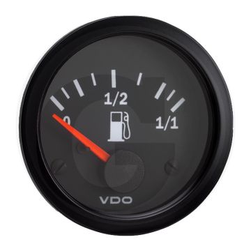 VDO Tankanzeige, justierbar 52mm 12V 60-90 Ohm Schwarz IP64
