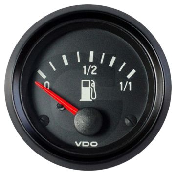 VDO Tankanzeige, justierbar 52mm 24V 60-90 Ohm IP64 Schwarz
