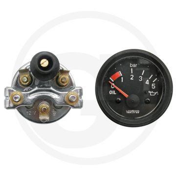 Manometers (voor oliedruk)