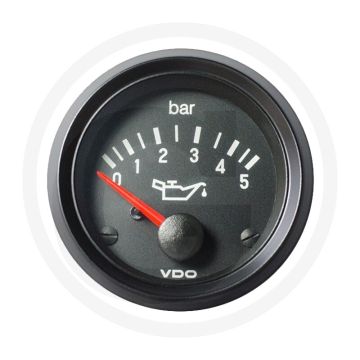 VDO Druckanzeige, el. 5 Bar Ø52mm 12V IP64 Cockpit International