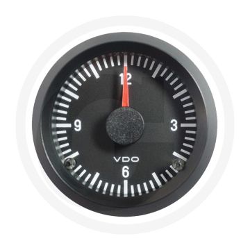 VDO Uhr, analog 24V, Ø52mm, Schwarz, IP64, Cockpit International