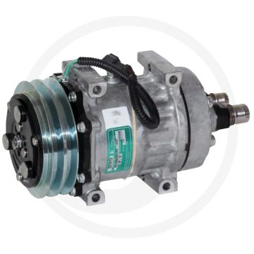 SANDEN Airco-compressor 24V R134a SD7H15 132mm 2-groeven