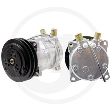 AKS-Dasis Aircocompressor 12V R134a 152mm 2-groeven