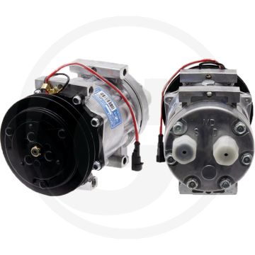 Aircocompressor 12V R134a Poelie 132mm PAG46