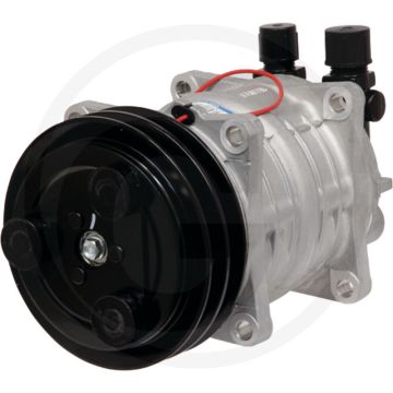 Aircocompressor 12V R134a PAG46 Ø135mm 2-Groeven