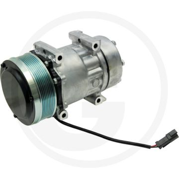 Airco 12V R134a Compressor Ø133mm 8-groeven