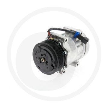 AKS-Dasis Aircocompressor 12V R134a 6-Groeven Poelie 119mm