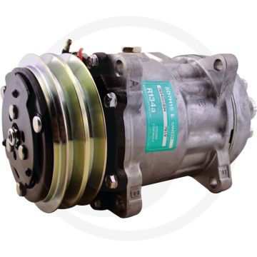 AKS-Dasis Aircocompressor 12V R134a Poelie 125mm 2 Groeven