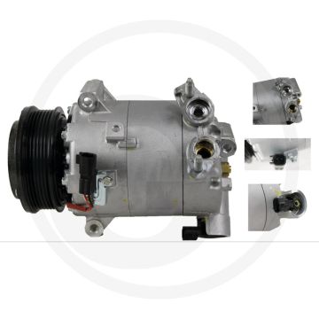 MAHLE Aircocompressor 12V R1234yf/R134a 6-groeven