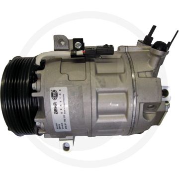 MAHLE Aircocompressor 12V R1234yf/R134a Poelie Ø115mm 7-groeven