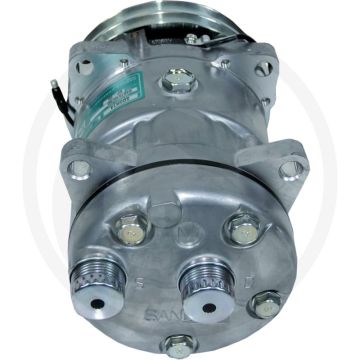 SANDEN Aircocompressor 12V R134a Poelie 132mm 2 Groeven
