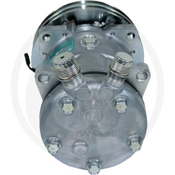 SANDEN Aircocompressor 12V R134a Poelie 152mm 2-groeven