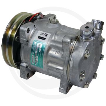 SANDEN Aircocompressor 12V R134a Poelie Ø119mm 2-groeven