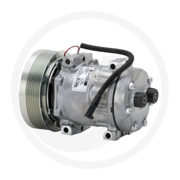 SANDEN airco 12V R134a 8-groeven poelie Ø152mm