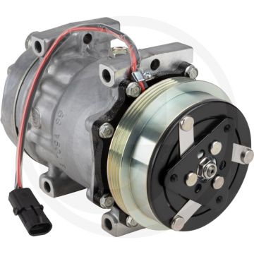 SANDEN Aircocompressor 12V R134a 4-groeven poulie Ø119mm