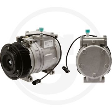 MAHLE airco compressor 12V R134a 10PA15C Ø120mm 8-groeven