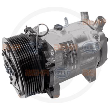 MAHLE Aircocompressor 12V R134a PAG46 135cc 8-groeven Poelie Ø119mm