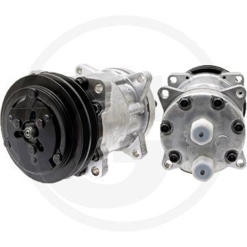 MAHLE Aircocompressor 12V R134a PAG100 135ccm Ø132mm 2-groeven