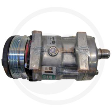 MAHLE Aircocompressor 12V R134a PAG46 Poelie 119mm 4-groeven