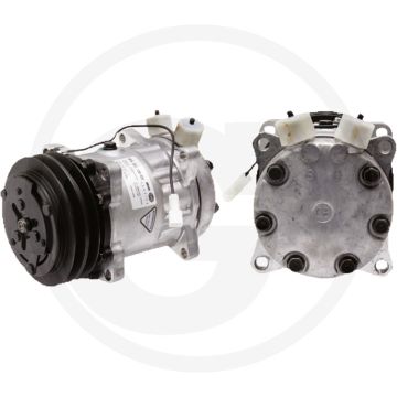 MAHLE Aircocompressor 12V R134a PAG46 135ccm Ø132mm 2-groeven
