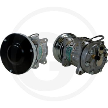 SANDEN Aircocompressor 12V R134a Ø138mm 1-groef
