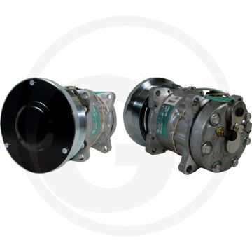 SANDEN Aircocompressor 12V R134a Poelie 132mm 8 Groeven