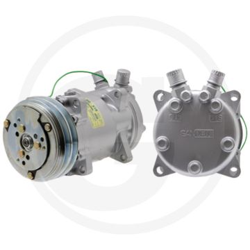 AKS-Dasis Aircocompressor 24V R134a Poelie Ø132mm 2-groeven