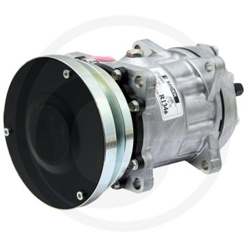Aircocompressor 24V R134a PAG46 Ø138mm 1-groef