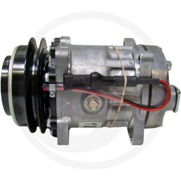 MAHLE Aircocompressor 24V R134a PAG46 Ø132mm 1-groef H/PAD