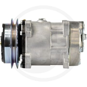 MAHLE Aircocompressor 24V R134a PAG46 Ø133mm 1-groef
