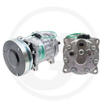 SANDEN Aircocompressor 24V R134a Ø152mm 1-groef