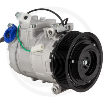 Aircocompressor 24V R134a Ø131mm 9-groeven