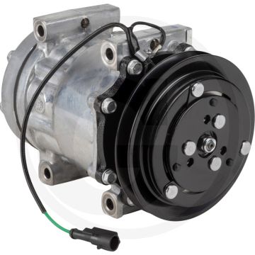 Aircocompressor 24V R134a Poelie 135mm