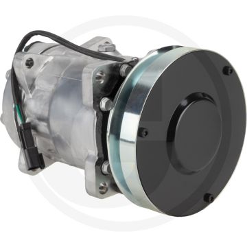 Aircocompressor 24V R134a Poelie Ø152,5mm 1-groef