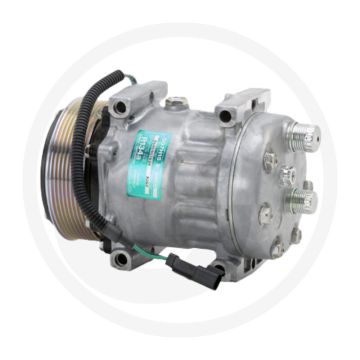 SANDEN Aircocompressor 24V R134a Ø119mm 8-groeven