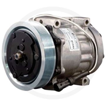 AKS-Dasis Aircocompressor 24V R134a Poelie 140mm 7 Groeven