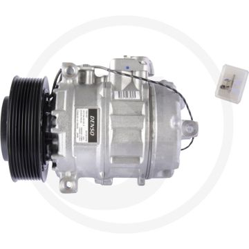 MAHLE Aircocompressor 24V R134a Poelie 130mm 9-groeven