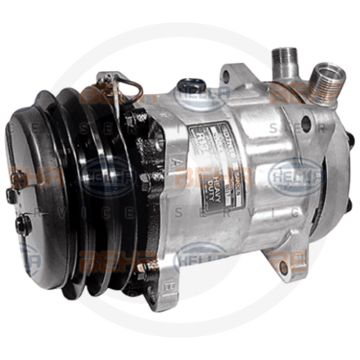 MAHLE Aircocompressor 24V R134a PAG46 Poelie 132mm 2-groeven