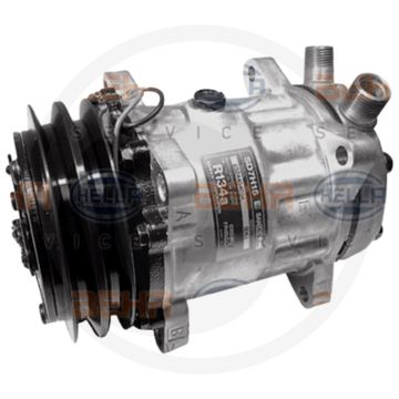 MAHLE Aircocompressor 24V R134a Poelie 132mm 2-groeven
