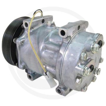 MAHLE Aircocompressor 24V R134a Poelie 132mm 8-groeven