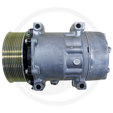 MAHLE Aircocompressor 24V R134a Ø120mm 10-groeven