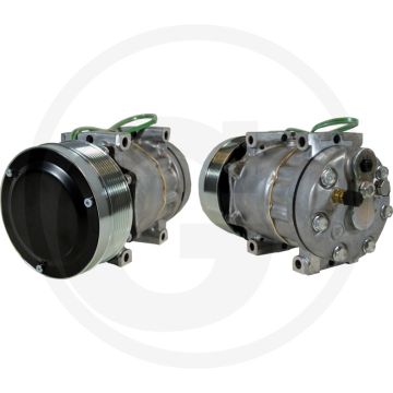 SANDEN Aircocompressor 24V R134a Ø133mm 8-groeven